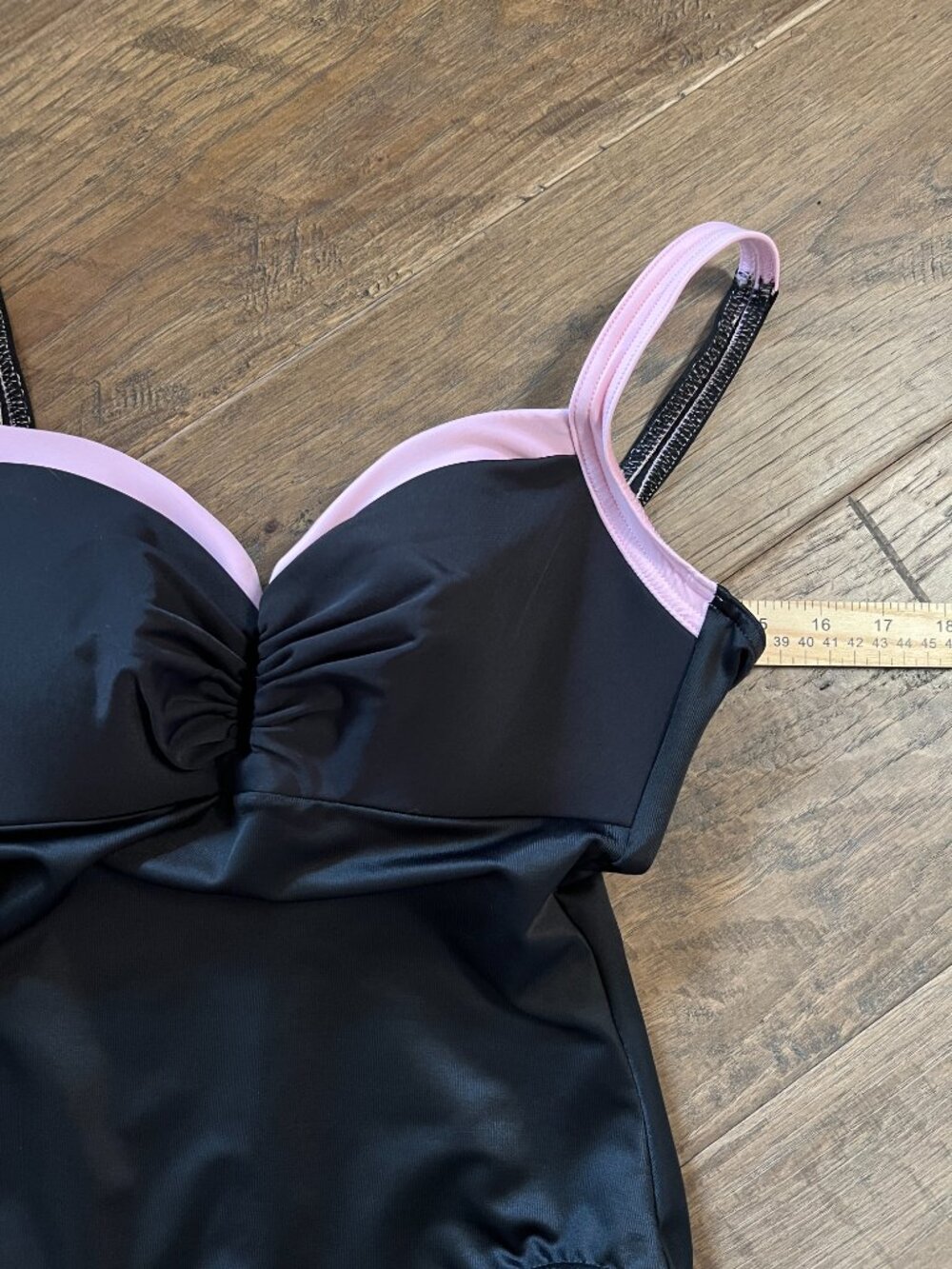 Miraclesuit One Piece Swimsuit Black With Pink Accents - Picture 13 of 16